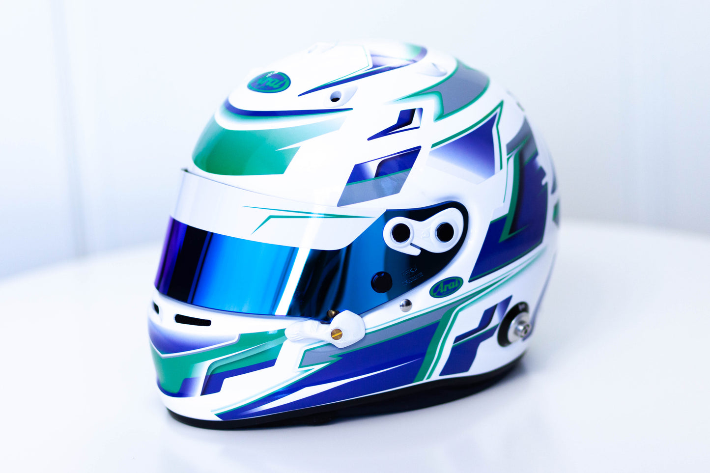 ALPHA Sticker Kit for helmet Color Scheme #8 (design pack) (Karting, Motorsport, Moto)