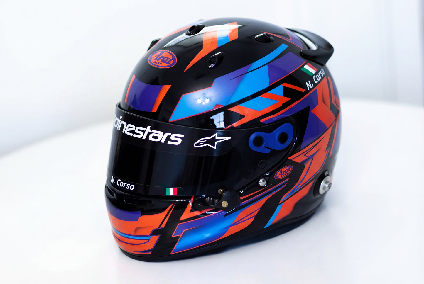 LONATO Sticker Kit for helmet Color Scheme #7 (design pack) (Karting, Motorsport, Moto)
