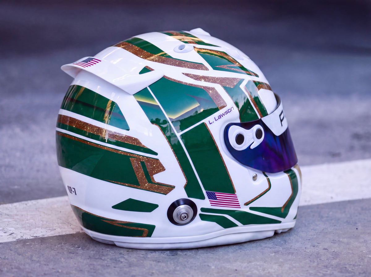 ASCARI Sticker Kit for helmet Color Scheme #13 (design pack) (Karting, Motorsport, Moto)