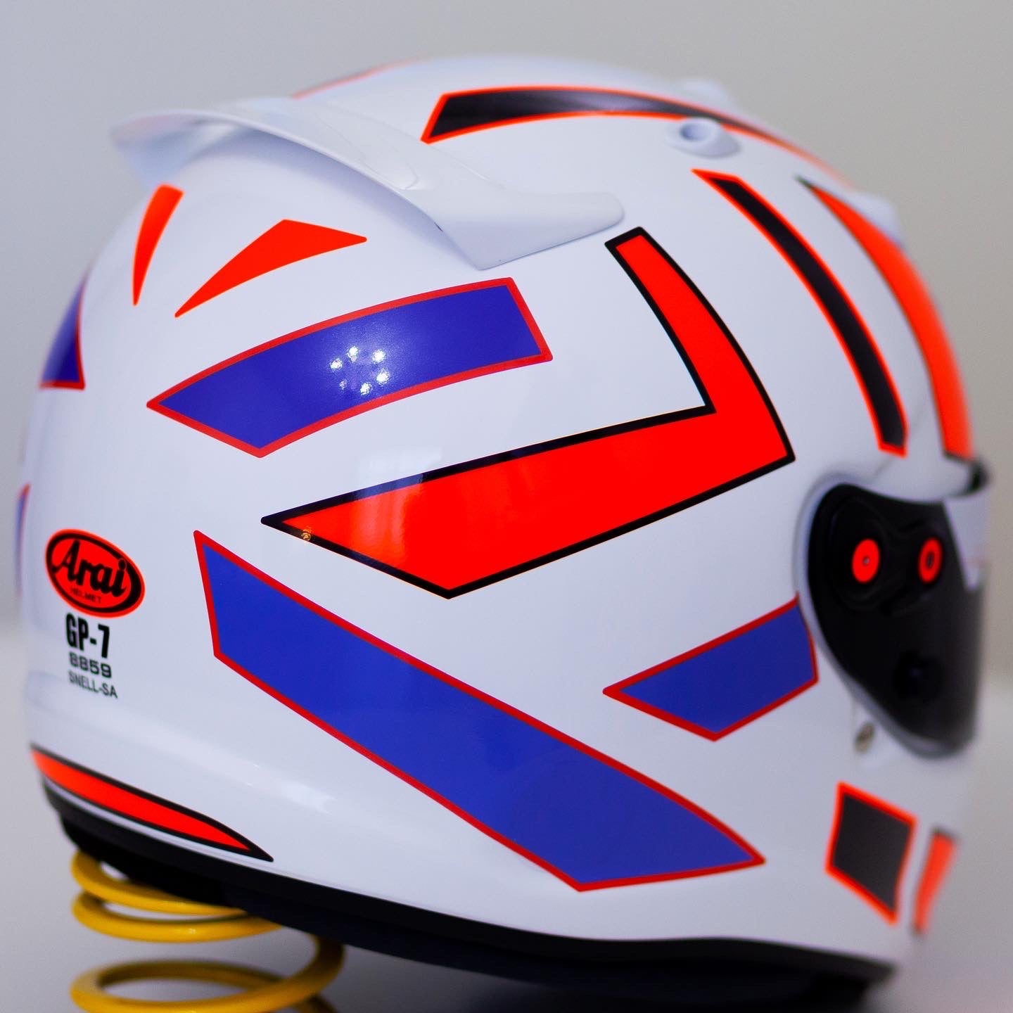 MONZA Stickers kit with part Fluo for helmet (design pack) (Karting, Motorsport)
