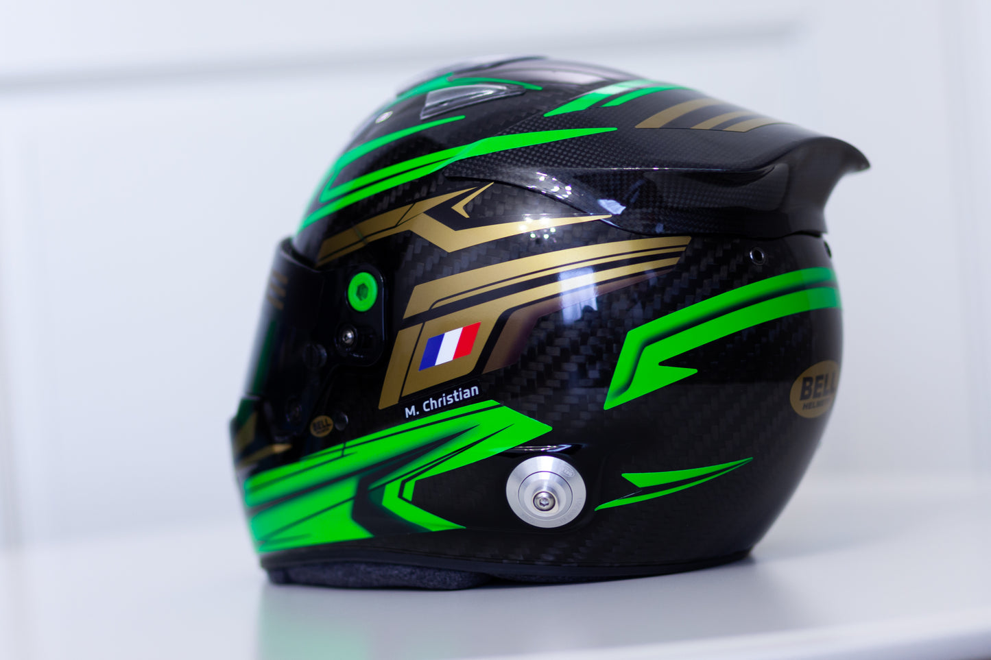 MUGELLO Stickers for helmet Color scheme #3 FLUO (design pack) (Karting, Motorsport, Moto)
