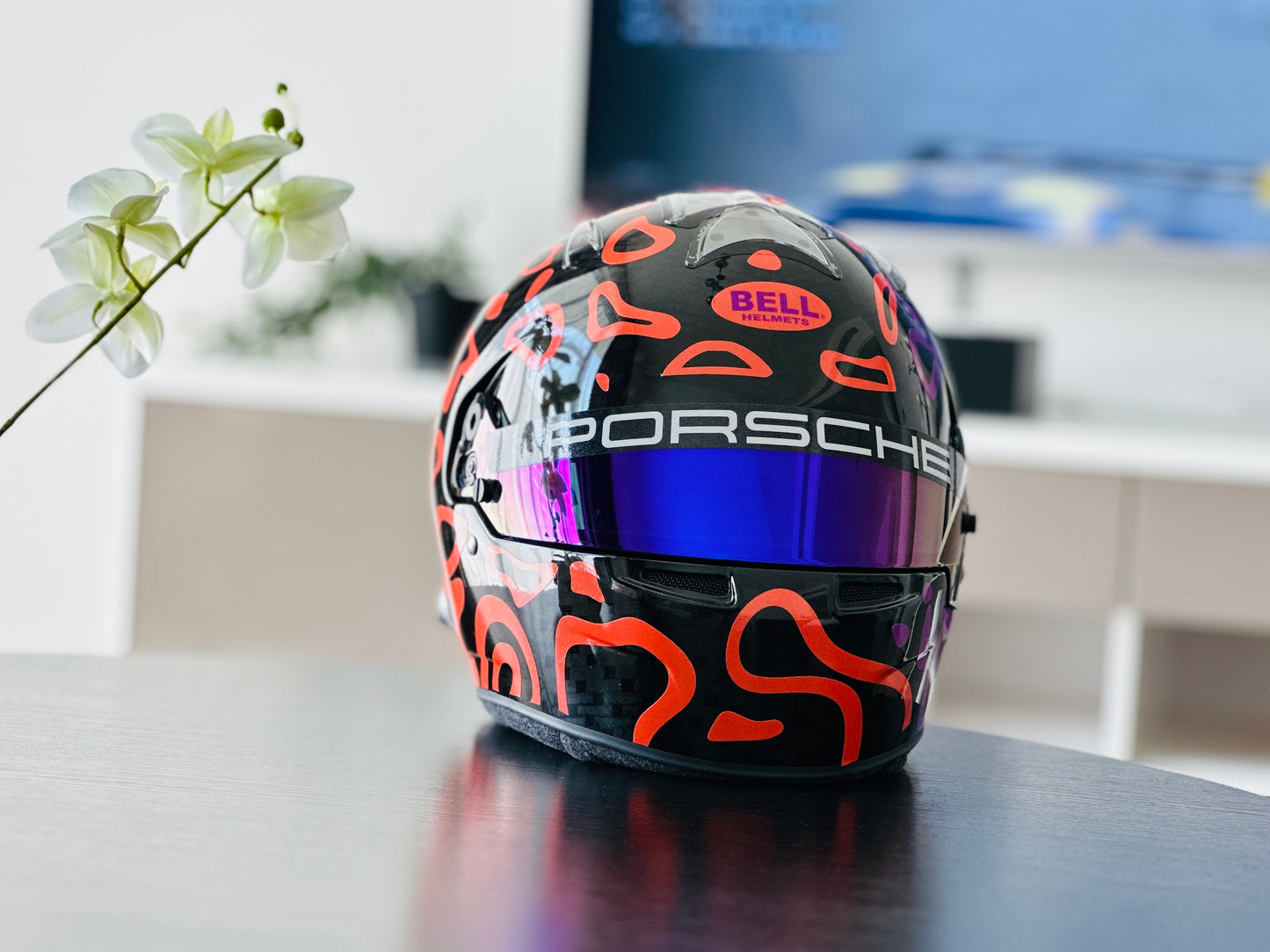 PLASMA Sticker Kit for helmet in Color scheme #2 with part FLUO (design pack) (Karting, Motorsport, Moto)