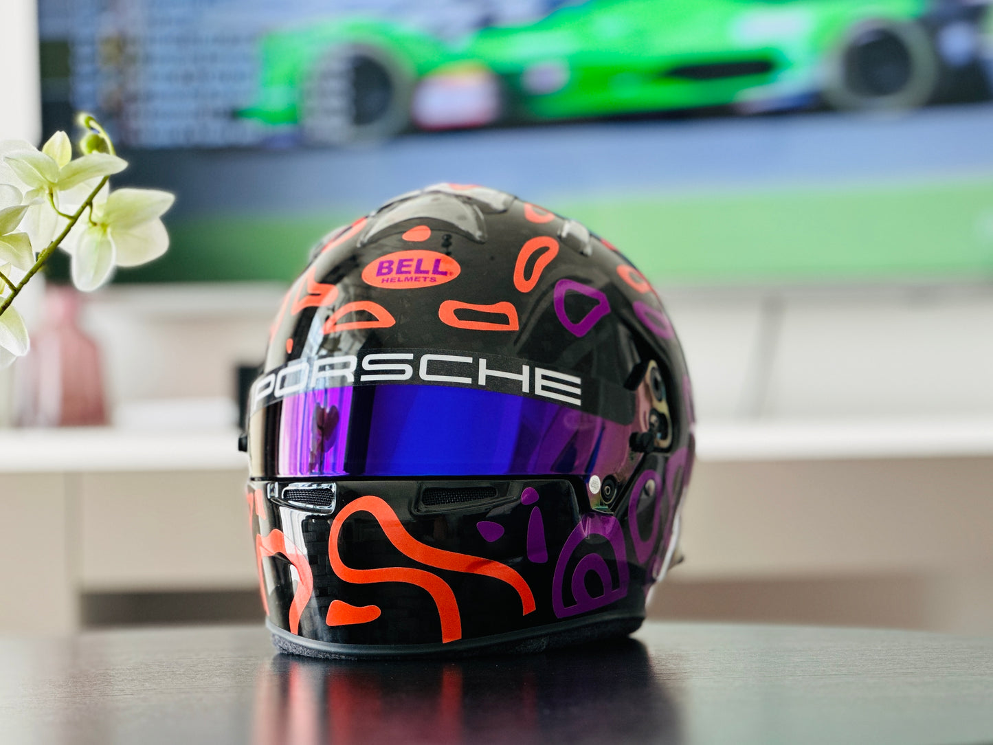 PLASMA Sticker Kit for helmet in Color scheme #2 with part FLUO (design pack) (Karting, Motorsport, Moto)