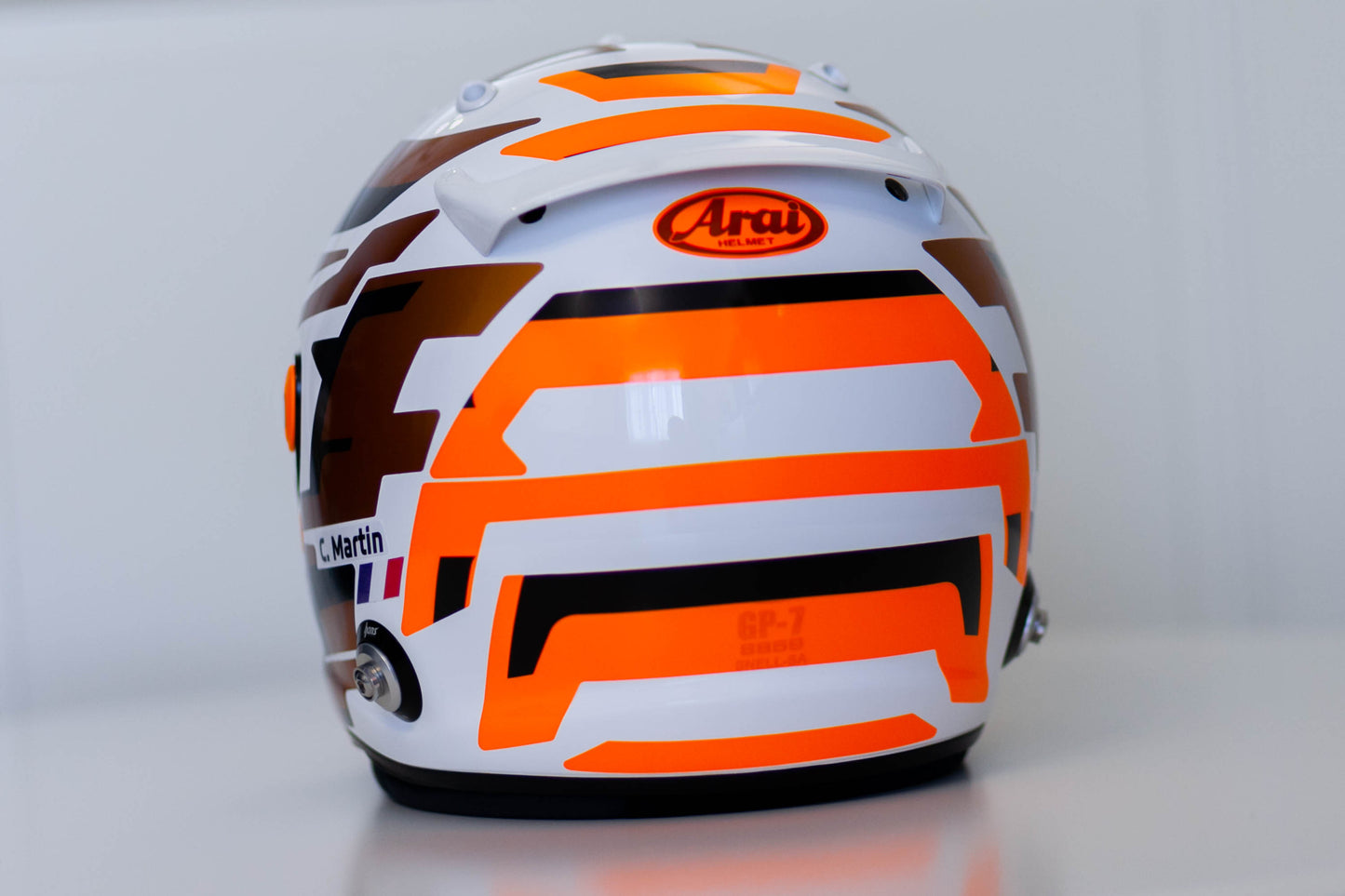 LACONCA Sticker Kit for helmet Color Scheme #1 FLUO Metal (design pack) (Karting, Motorsport, Moto)