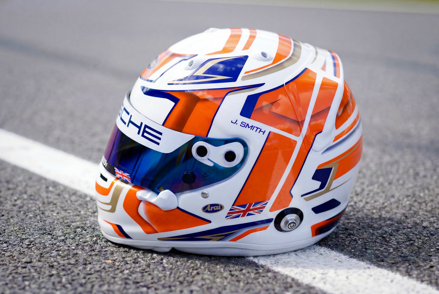 ASCARI Sticker Kit for helmet Color Scheme #3 (design pack) (Karting, Motorsport, Moto)