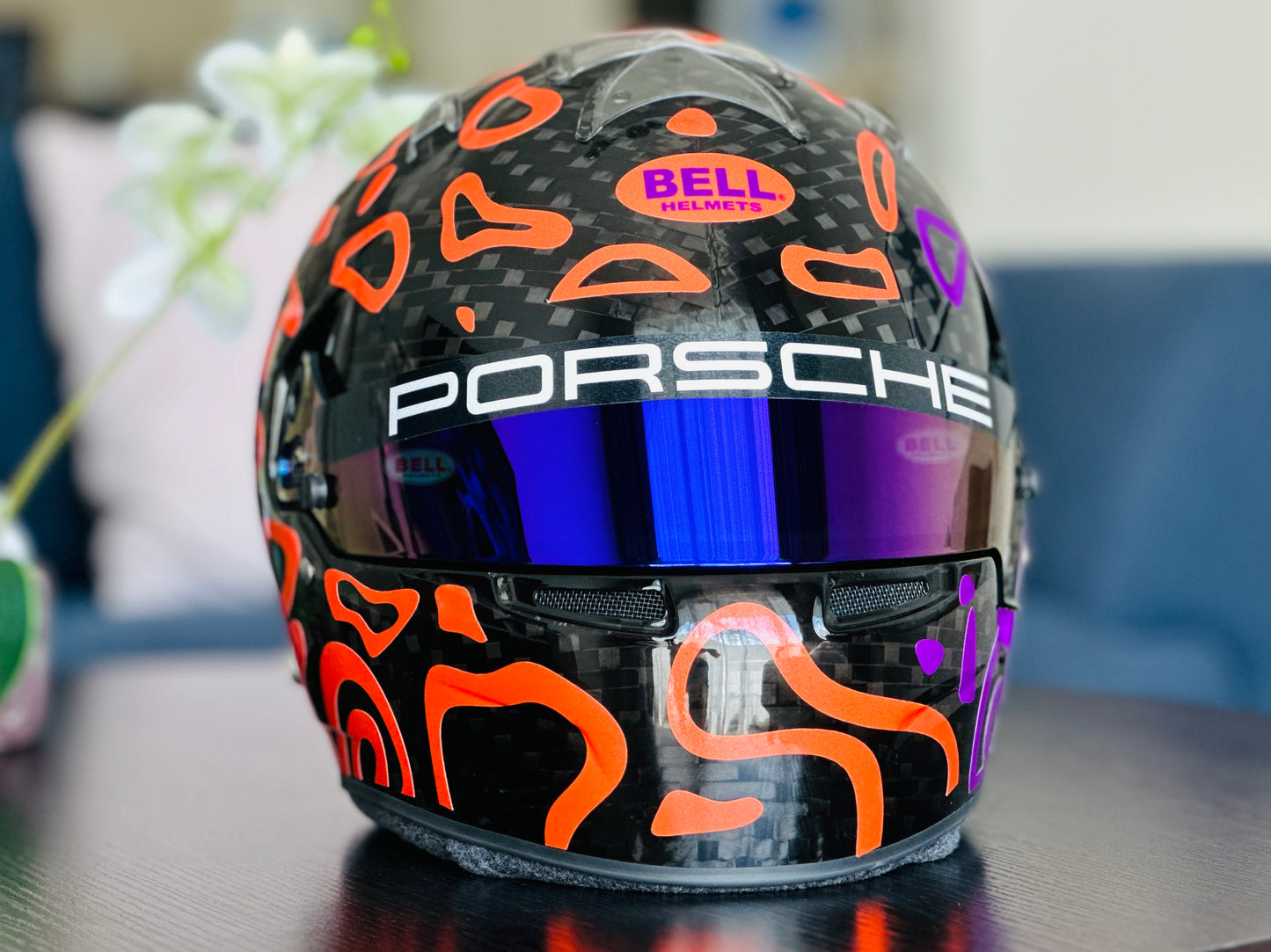 PLASMA Sticker Kit for helmet in Color scheme #2 with part FLUO (design pack) (Karting, Motorsport, Moto)