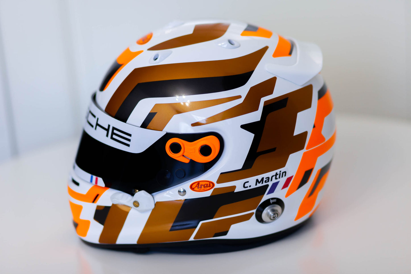 LACONCA Sticker Kit for helmet Color Scheme #1 FLUO Metal (design pack) (Karting, Motorsport, Moto)