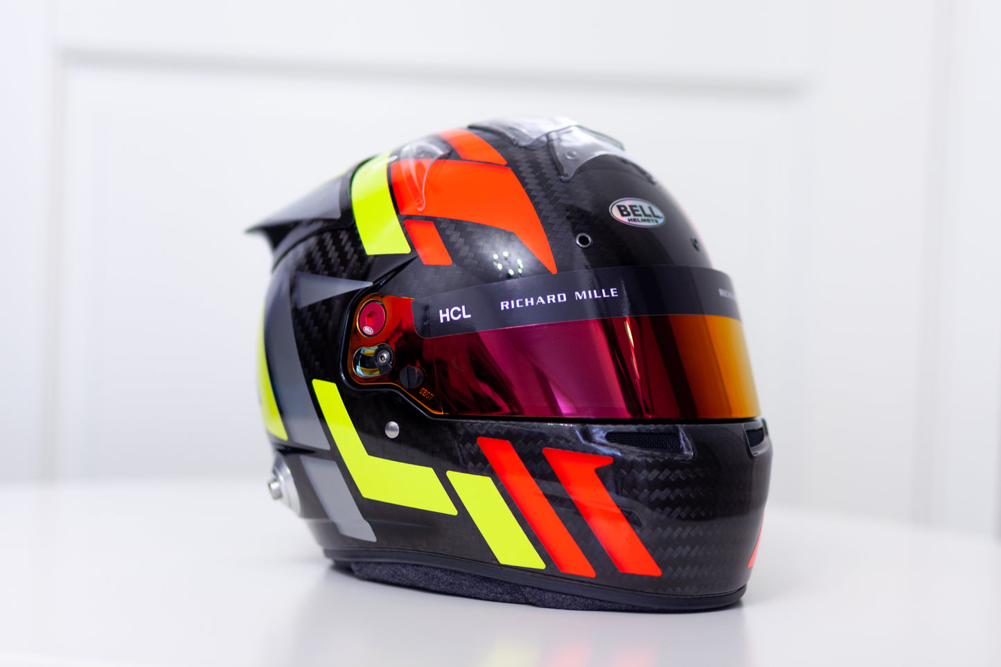 FORMULA Helmet Sticker Kit Color Scheme #3 with part FLUO (design pack) (Karting, Motorsport)