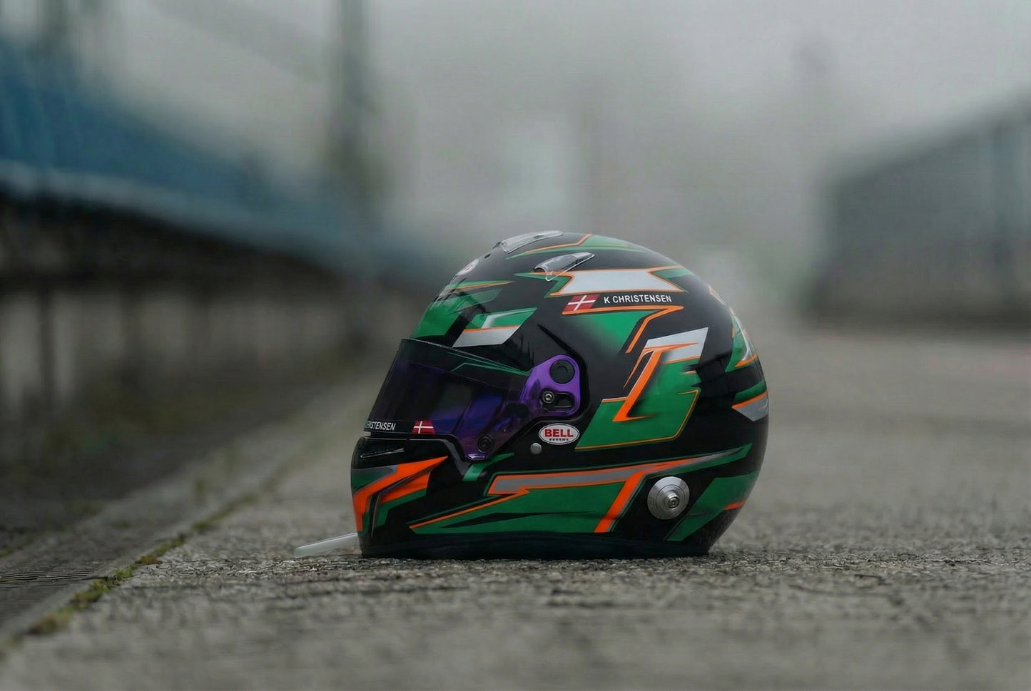 ALPHA Sticker Kit for helmet Color Scheme #6 (design pack) (Karting, Motorsport, Moto)