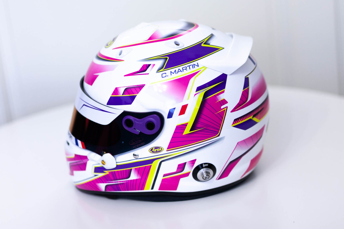 ALPHA Sticker Kit for helmet Color Scheme #3 (design pack) (Karting, Motorsport, Moto)
