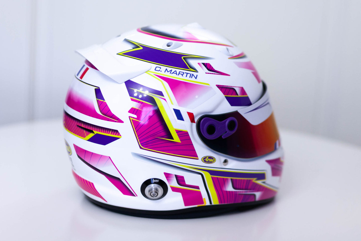ALPHA Sticker Kit for helmet Color Scheme #3 (design pack) (Karting, Motorsport, Moto)