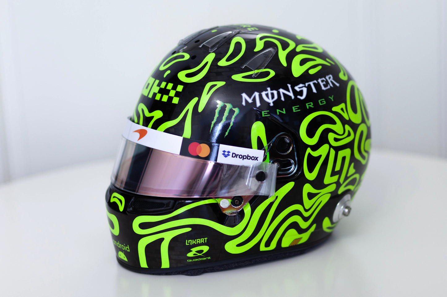 LANDO 2026 Sticker Kit for helmet Color Scheme #4 with Glitter metallic (design pack) (Karting, Motorsport, Moto)