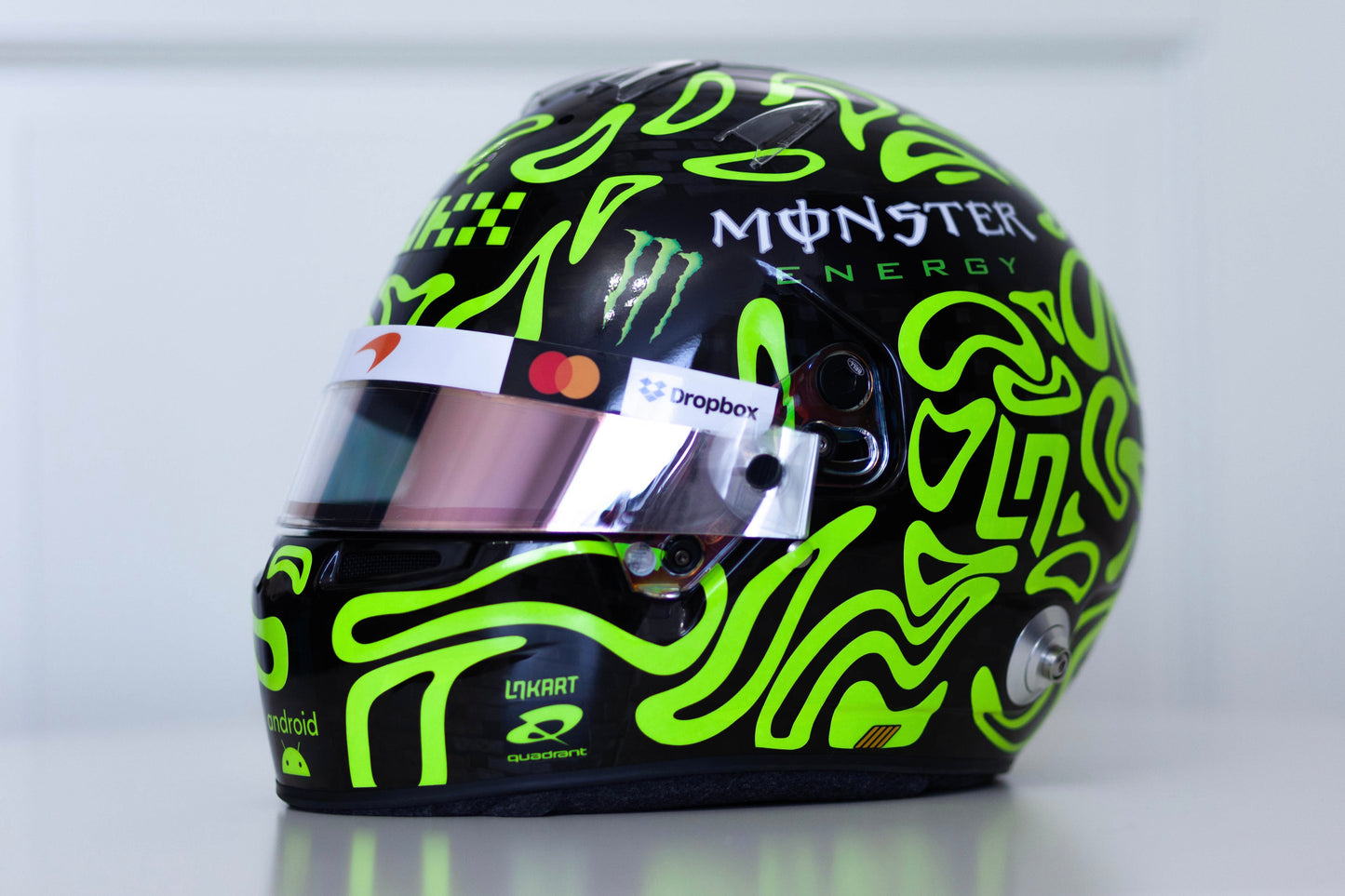 LANDO 2026 Sticker Kit for helmet Color Scheme #4 with Glitter metallic (design pack) (Karting, Motorsport, Moto)