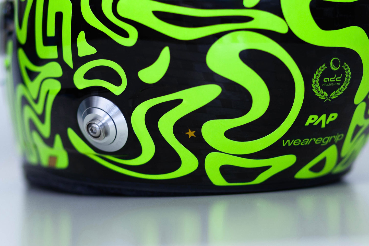 LANDO 2026 Sticker Kit for helmet Color Scheme #4 with Glitter metallic (design pack) (Karting, Motorsport, Moto)
