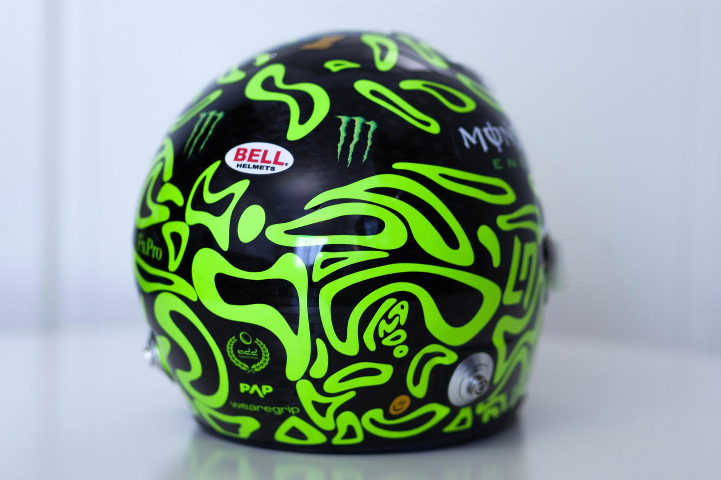 LANDO 2026 Sticker Kit for helmet Color Scheme #4 with Glitter metallic (design pack) (Karting, Motorsport, Moto)