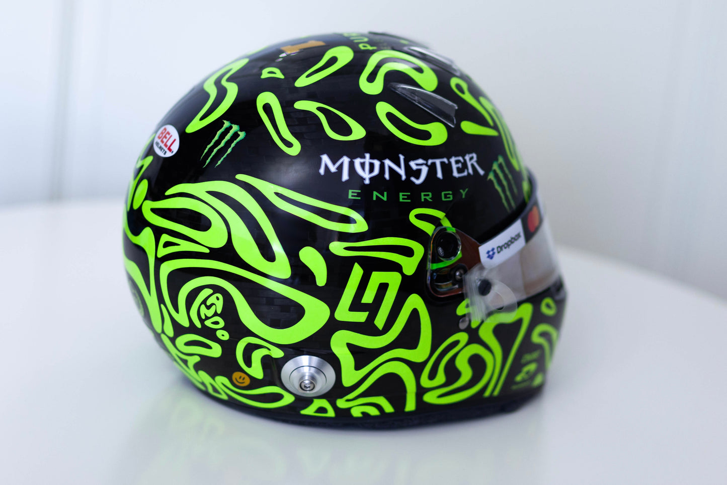 LANDO 2026 Sticker Kit for helmet Color Scheme #4 with Glitter metallic (design pack) (Karting, Motorsport, Moto)