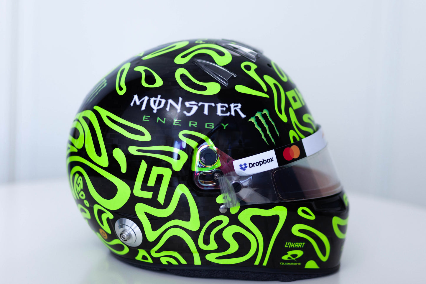 LANDO 2026 Sticker Kit for helmet Color Scheme #4 with Glitter metallic (design pack) (Karting, Motorsport, Moto)