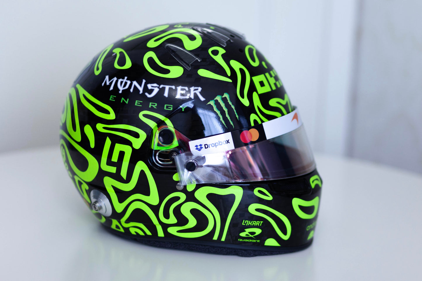 LANDO 2026 Sticker Kit for helmet Color Scheme #4 with Glitter metallic (design pack) (Karting, Motorsport, Moto)