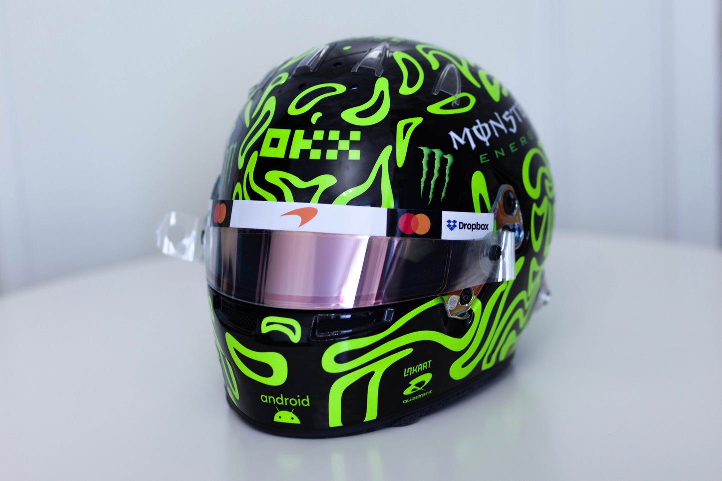 LANDO 2026 Sticker Kit for helmet Color Scheme #4 with Glitter metallic (design pack) (Karting, Motorsport, Moto)