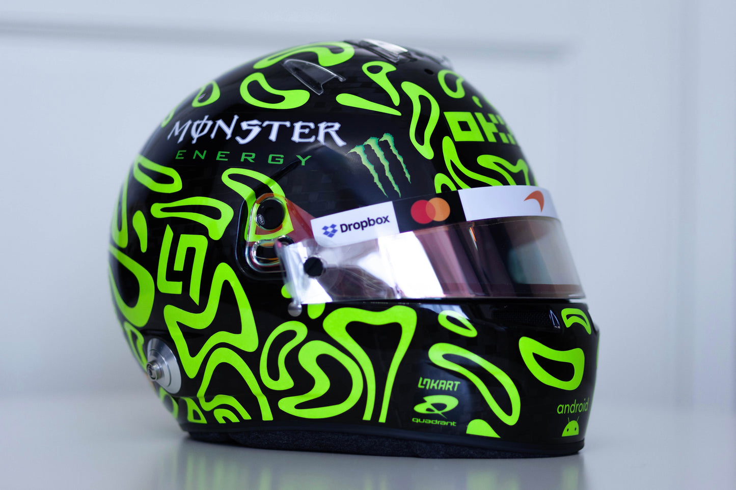 LANDO 2026 Sticker Kit for helmet Color Scheme #4 with Glitter metallic (design pack) (Karting, Motorsport, Moto)
