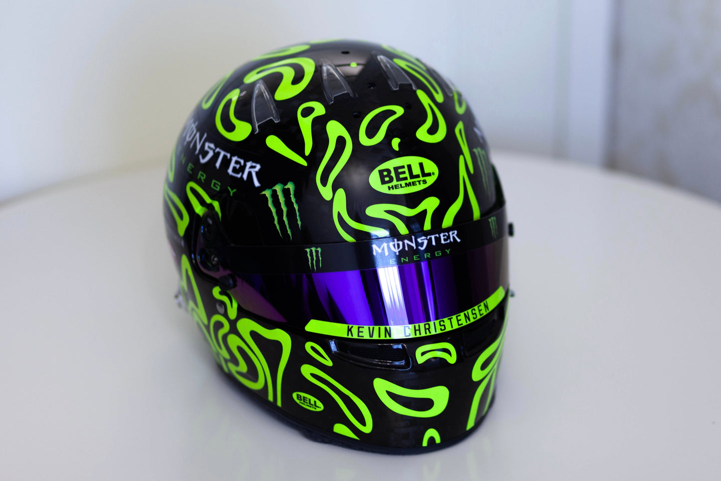 PLASMA v.2 Sticker Kit for helmet Color Scheme #1 with FLUO (design pack) (Karting, Motorsport, Moto)