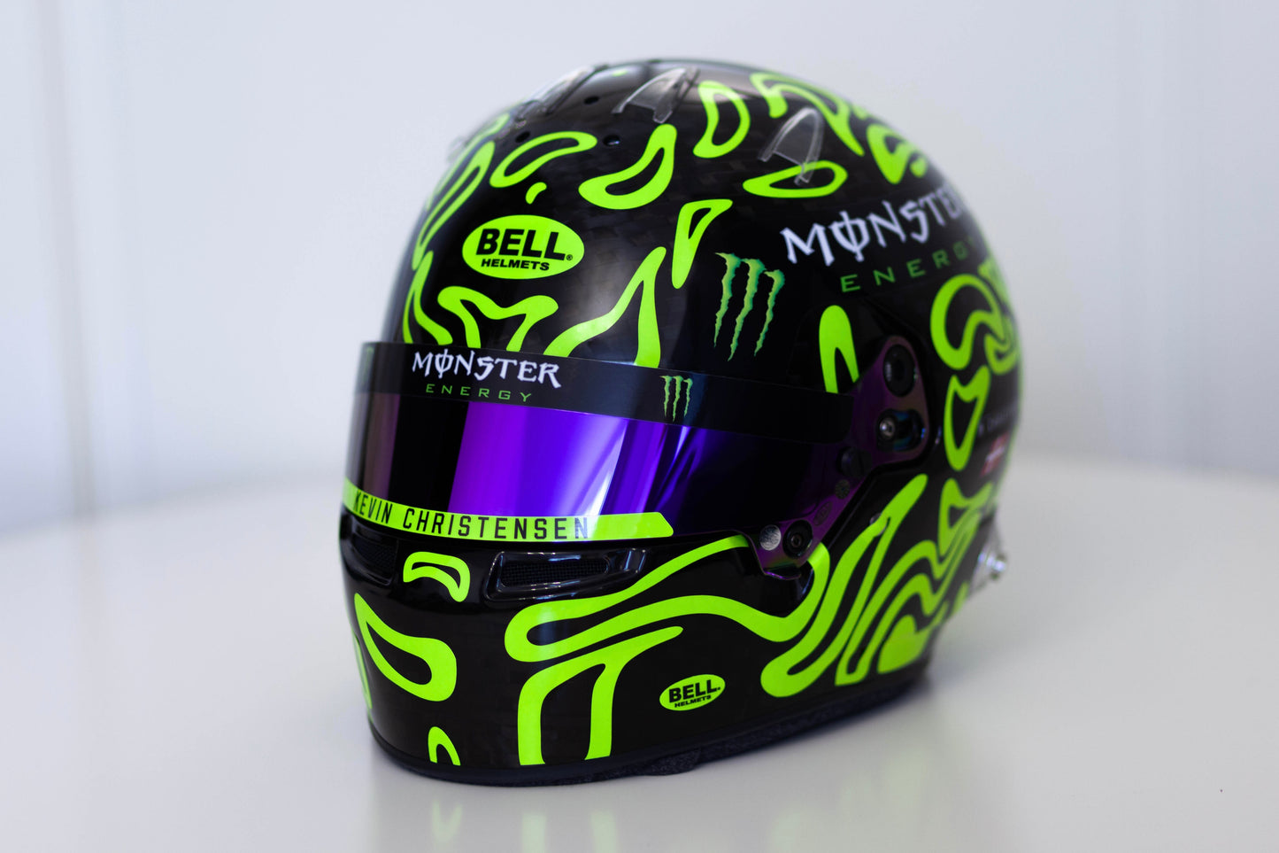 PLASMA v.2 Sticker Kit for helmet Color Scheme #1 with FLUO (design pack) (Karting, Motorsport, Moto)