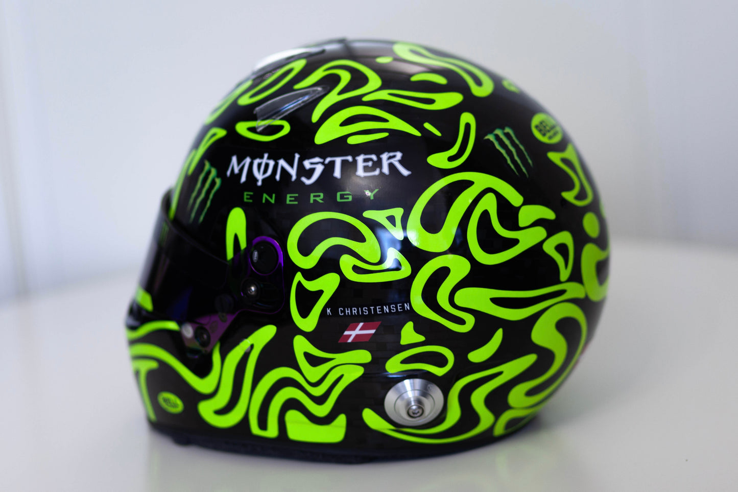 PLASMA v.2 Sticker Kit for helmet Color Scheme #1 with FLUO (design pack) (Karting, Motorsport, Moto)