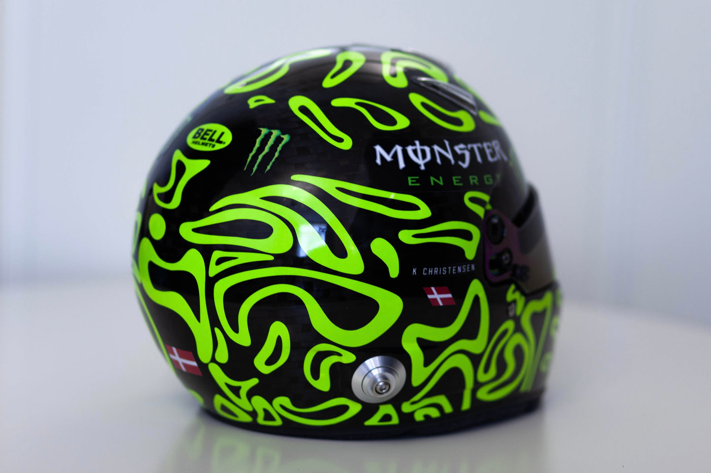 PLASMA v.2 Sticker Kit for helmet Color Scheme #1 with FLUO (design pack) (Karting, Motorsport, Moto)