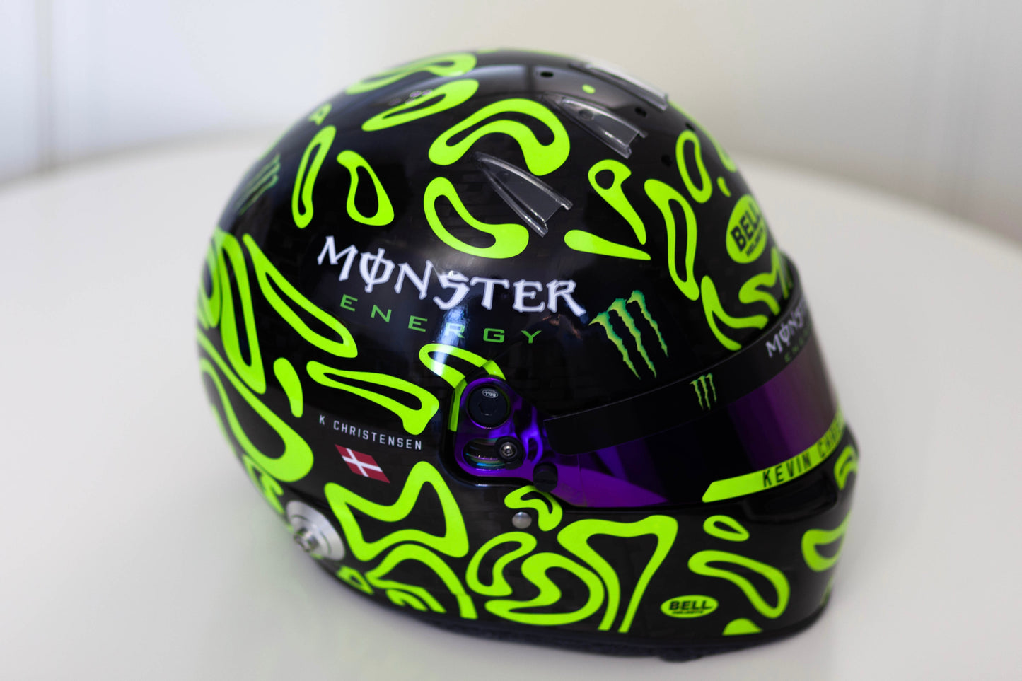 PLASMA v.2 Sticker Kit for helmet Color Scheme #1 with FLUO (design pack) (Karting, Motorsport, Moto)
