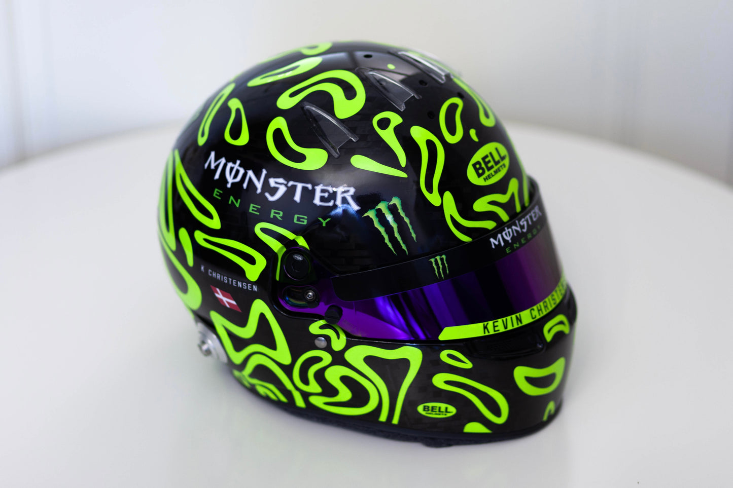 PLASMA v.2 Sticker Kit for helmet Color Scheme #1 with FLUO (design pack) (Karting, Motorsport, Moto)