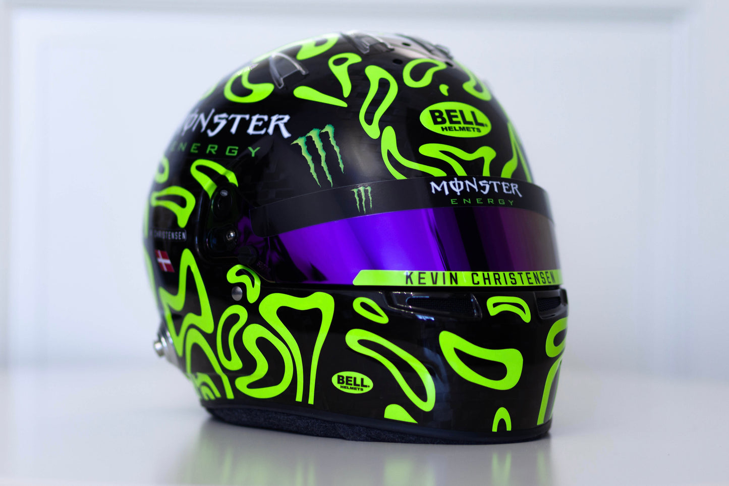 PLASMA v.2 Sticker Kit for helmet Color Scheme #1 with FLUO (design pack) (Karting, Motorsport, Moto)