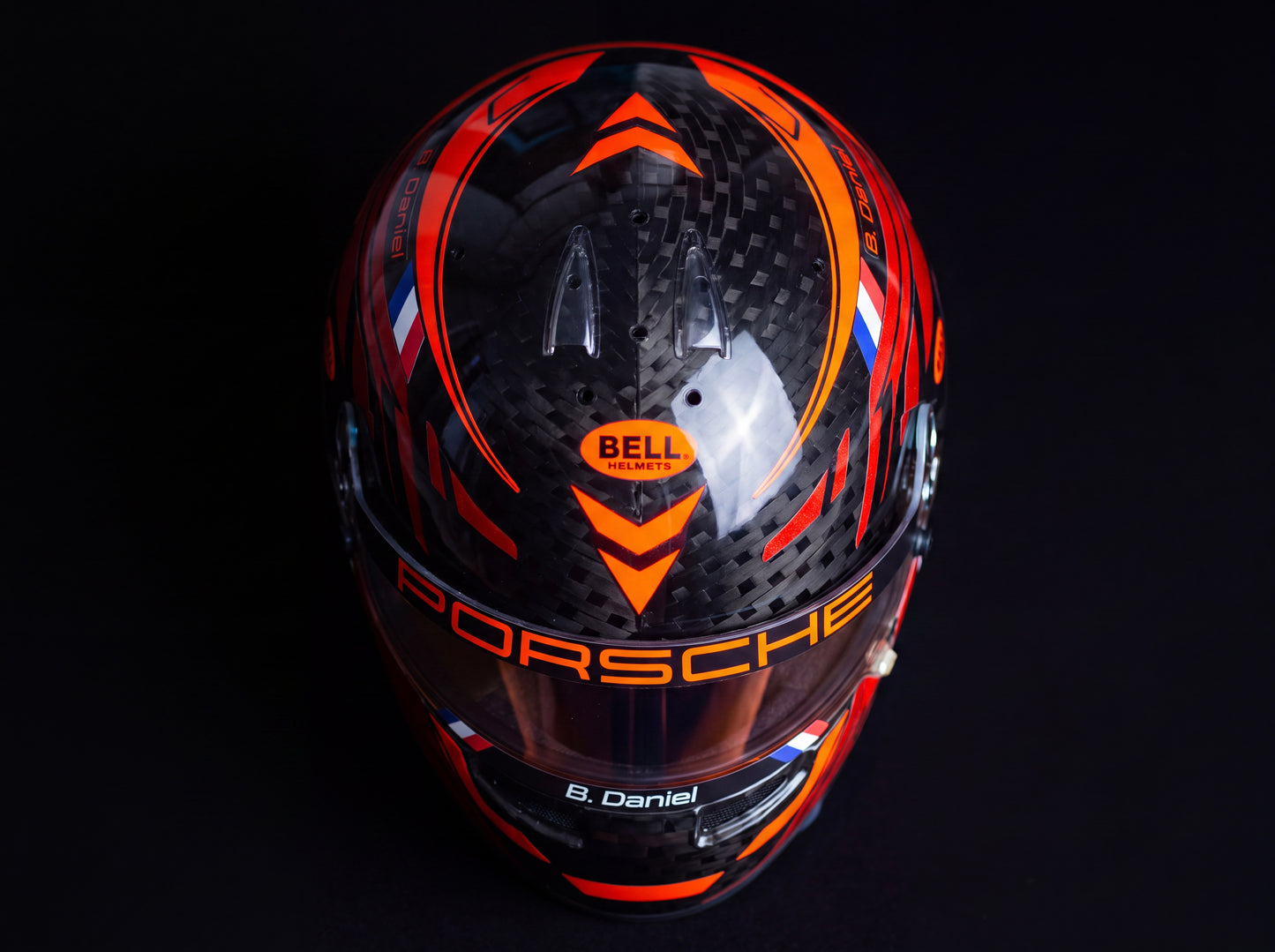 OMEGA Sticker Kit for helmet Color Scheme #4 with Glitter & Fluo (design pack) (Karting, Motorsport, Moto)