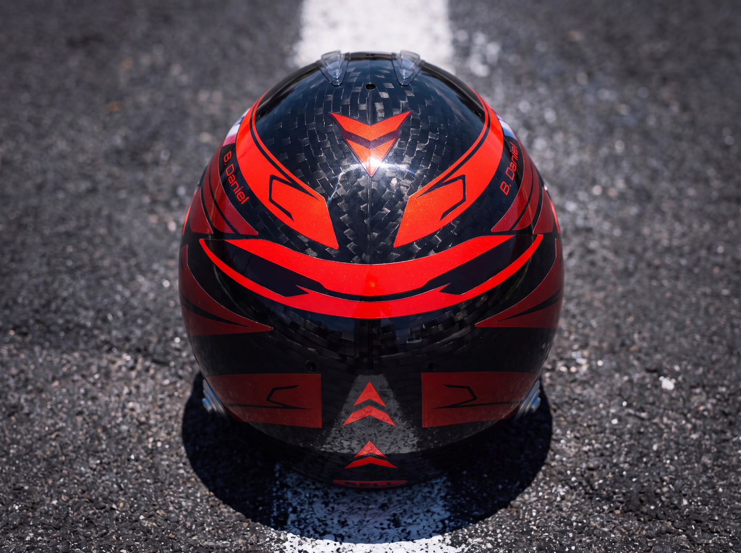 OMEGA Sticker Kit for helmet Color Scheme #4 with Glitter & Fluo (design pack) (Karting, Motorsport, Moto)