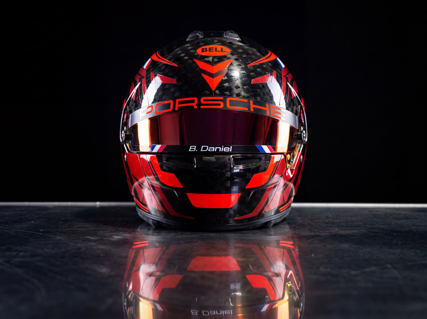 OMEGA Sticker Kit for helmet Color Scheme #4 with Glitter & Fluo (design pack) (Karting, Motorsport, Moto)