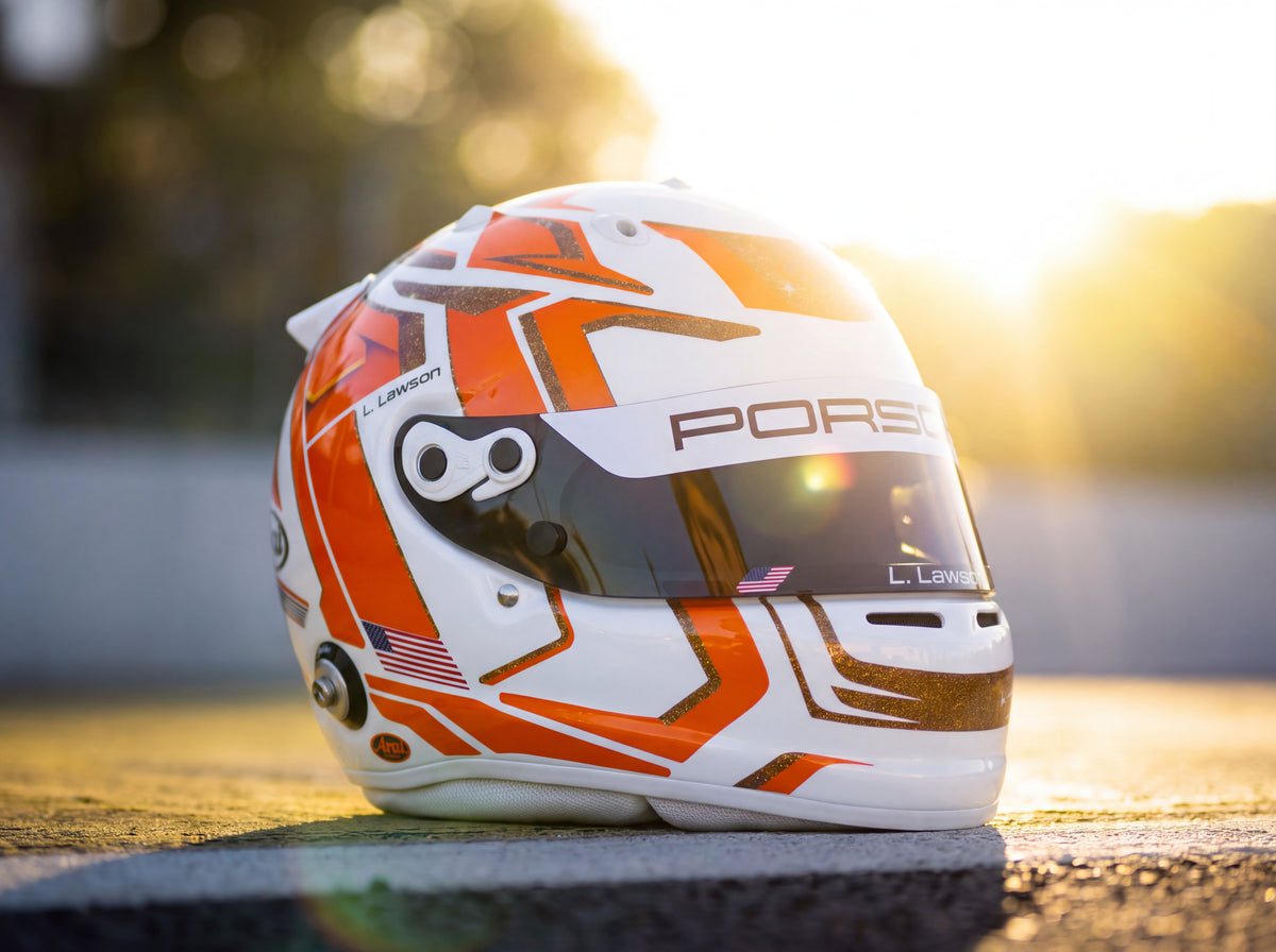 ASCARI Sticker Kit for helmet Color Scheme #12 (design pack) (Karting, Motorsport, Moto)