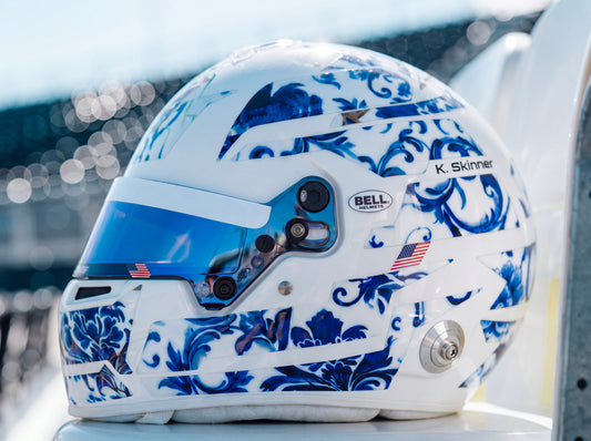 CORONA Sticker Kit for helmet Color Scheme #5 in Sometsuke Japan Graphics (design pack) (Karting, Motorsport, Moto)