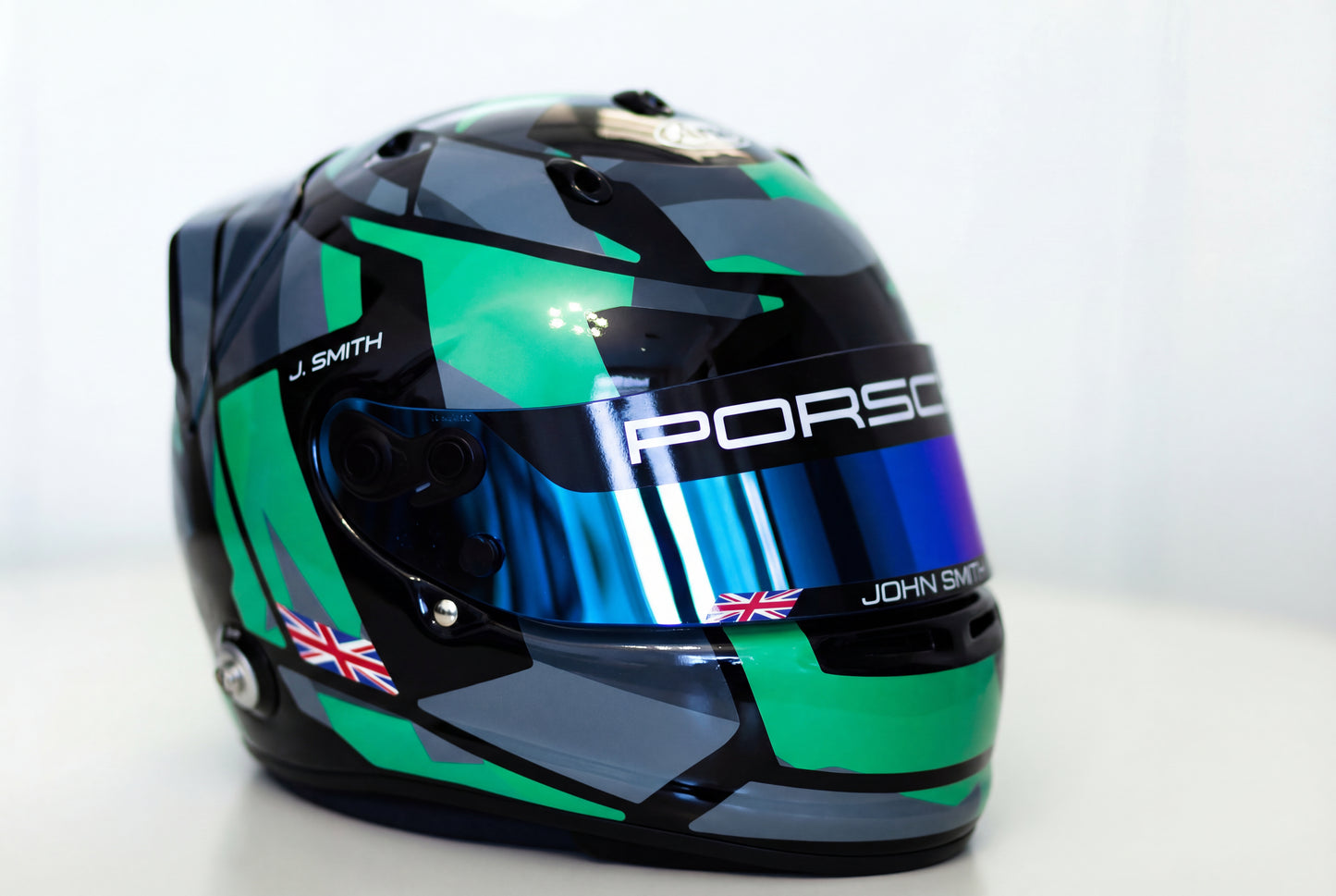 ASCARI Sticker Kit for helmet Color Scheme #6 CAMU Graphics (design pack) (Karting, Motorsport, Moto)