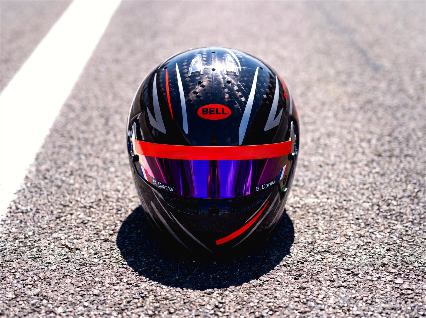 FLOW Helmet Sticker Pack Color Scheme #1 Fluo & Silver Metal (design pack) (Karting, Motorsport, Moto)