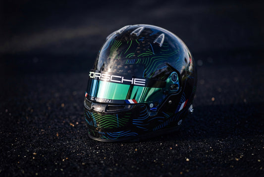 ASCARI Sticker Kit for helmet Color Scheme #7 VAWE Graphics (design pack) (Karting, Motorsport, Moto)