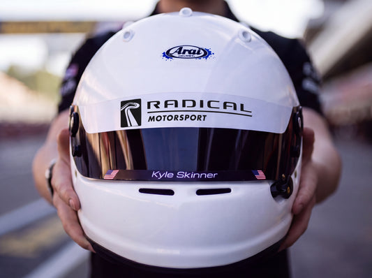 RADICAL Motorsports visor stripe for helmet (Karting, Motorsport, Moto)
