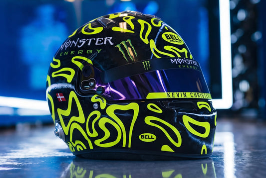 PLASMA v.2 Sticker Kit for helmet Color Scheme #1 with FLUO (design pack) (Karting, Motorsport, Moto)