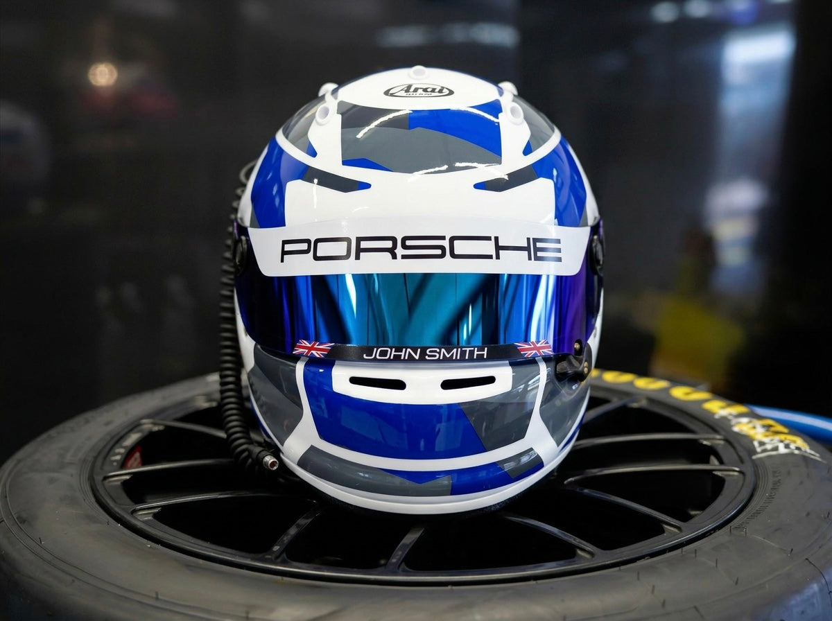 ASCARI Sticker Kit for helmet Color Scheme #5 CAMU Graphics (design pack) (Karting, Motorsport, Moto)