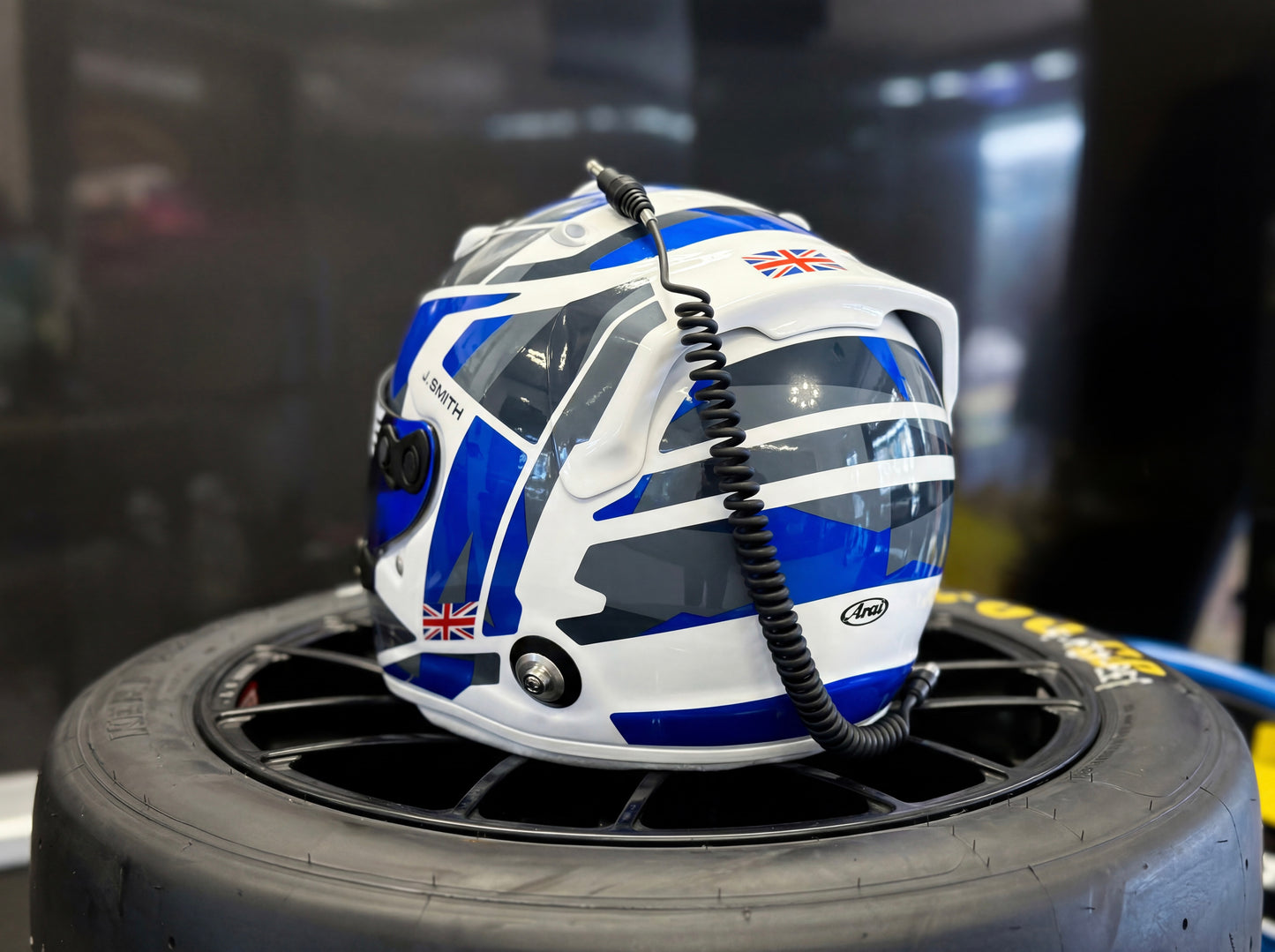 ASCARI Sticker Kit for helmet Color Scheme #5 CAMU Graphics (design pack) (Karting, Motorsport, Moto)