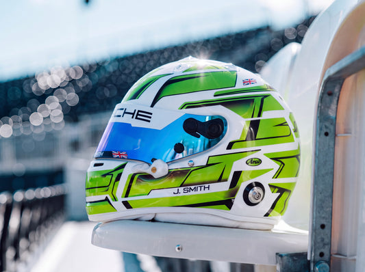 CORONA Sticker Kit for helmet Color Scheme #2 Lime Chrome (design pack) (Karting, Motorsport, Moto)