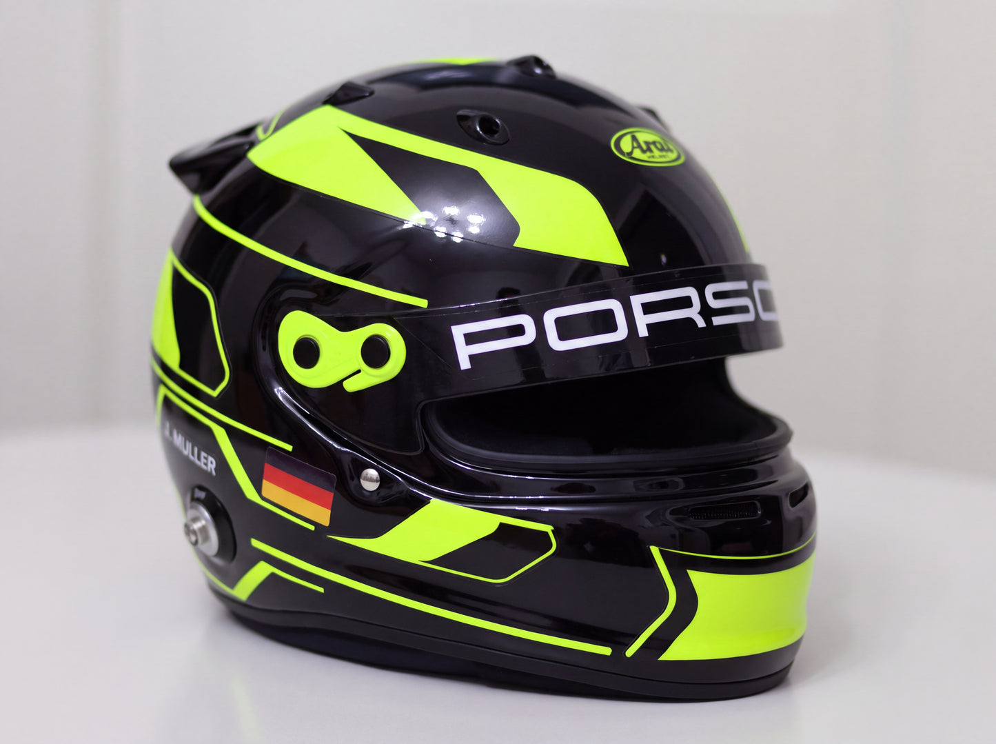 MONACO Sticker Kit for helmet Color Scheme #2 with Fluo (design pack) (Karting, Motorsport, Moto)