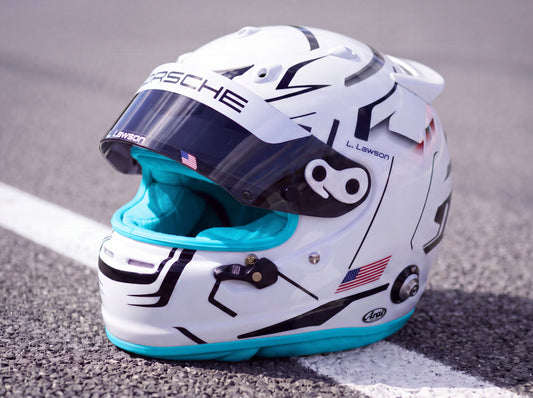 ASCARI Sticker Kit for helmet Color Scheme #10 (design pack) (Karting, Motorsport, Moto)