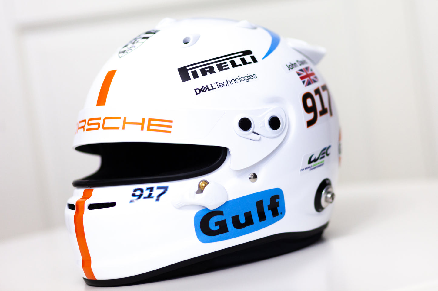 GULF Helmet Sticker Pack (design pack) (Karting, Motorsport, Moto)