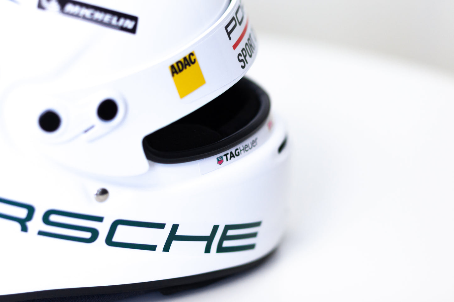 PORSCHE Challenge Helmet Sticker Pack Color Scheme #2 GREEN (design pack) (Karting, Motorsport, Moto)