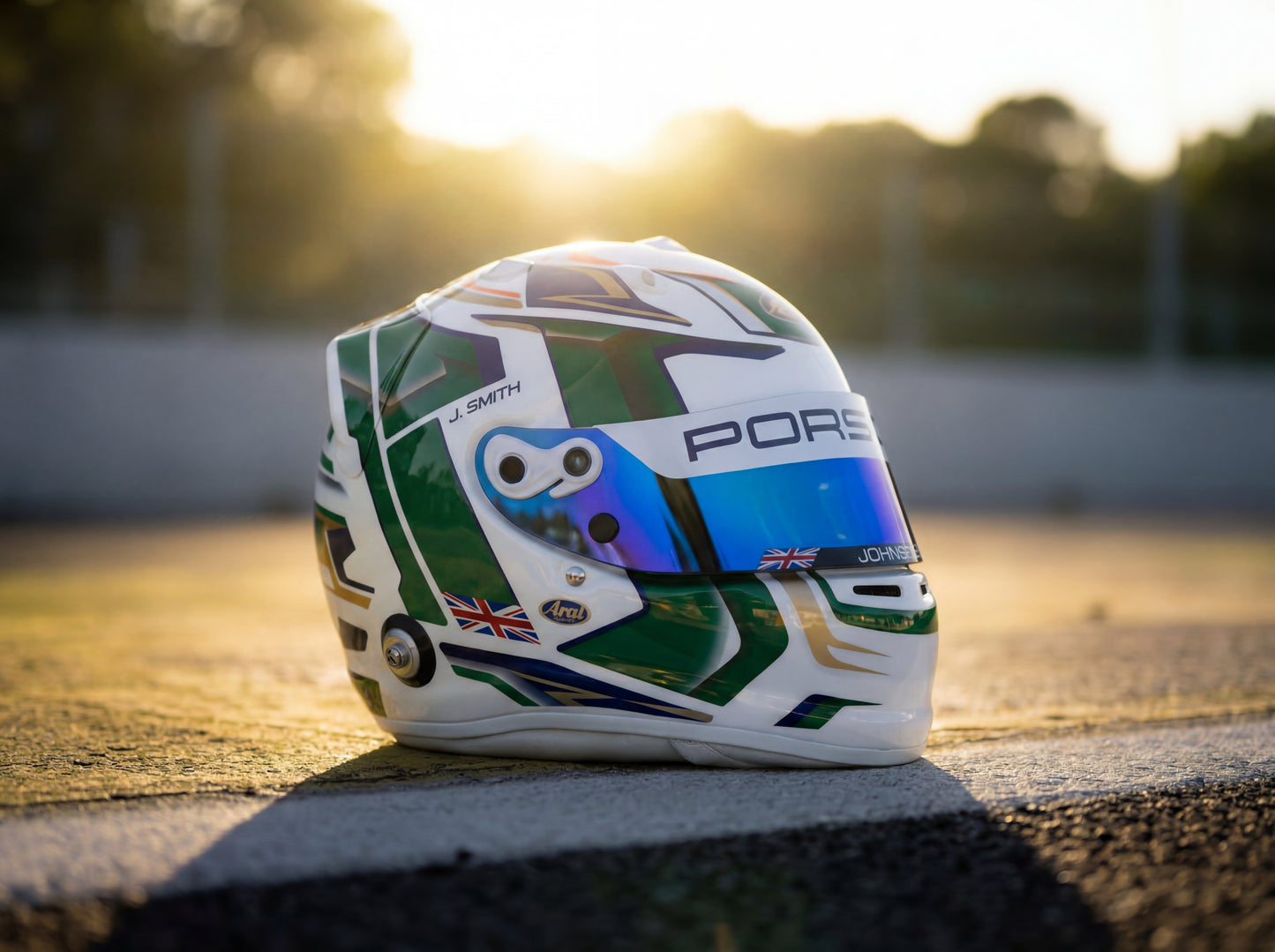ASCARI Sticker Kit for helmet Color Scheme #4 (design pack) (Karting, Motorsport, Moto)
