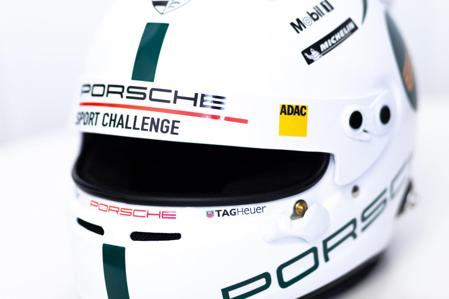 PORSCHE Challenge Helmet Sticker Pack Color Scheme #2 GREEN (design pack) (Karting, Motorsport, Moto)